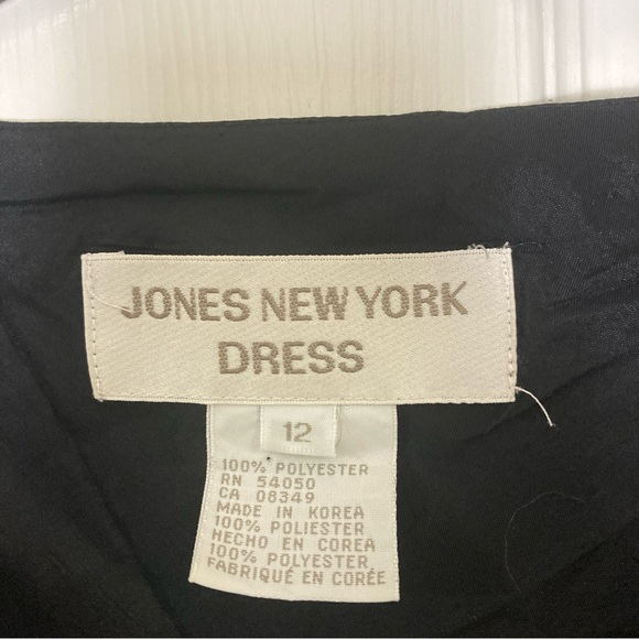 Jones New York Dress Size 12 Floral Cap Sleeve V  Neck - Picture 16 of 16